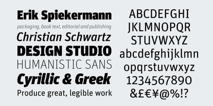 FF Unit Font Poster 3